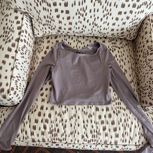 Free People Movement open back top in light purple